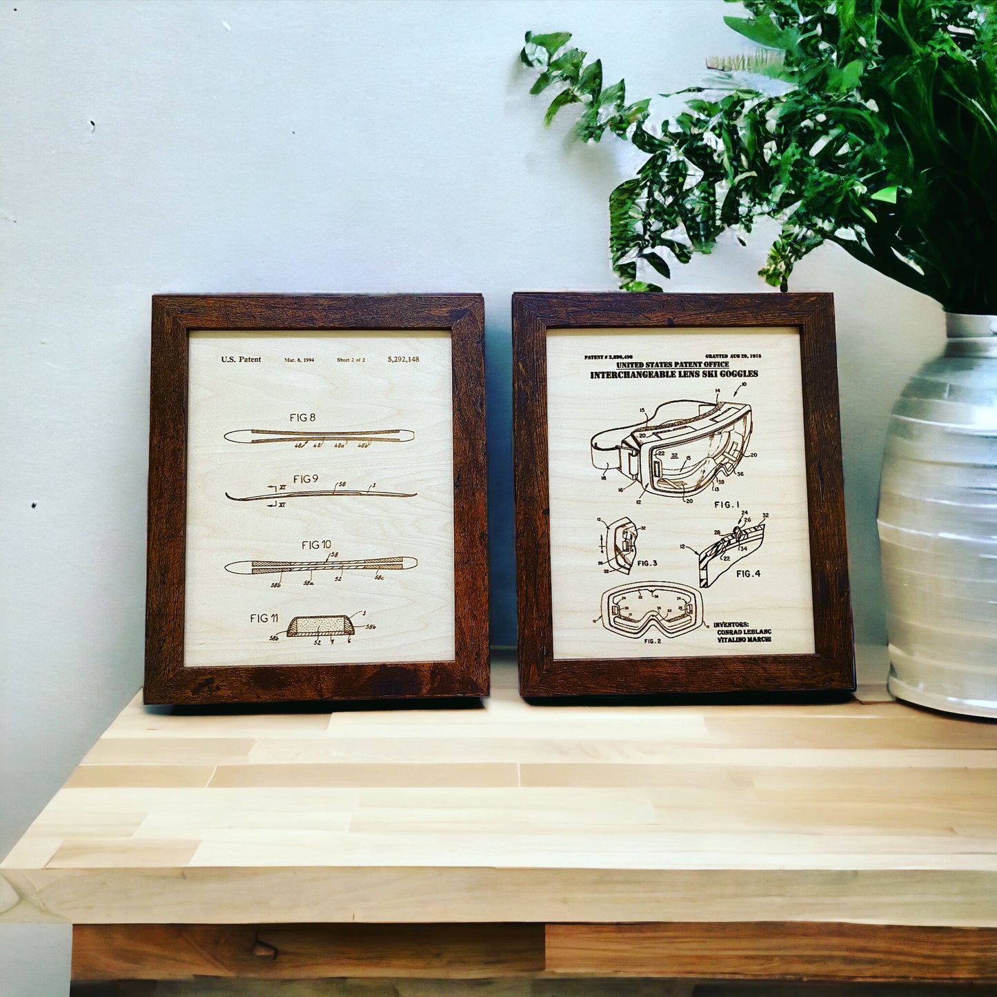 Skis US Patent illustration picture