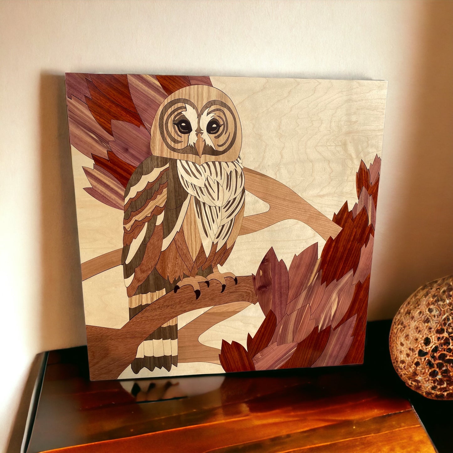Wisdom - A Wise Owl Perched in a Tree