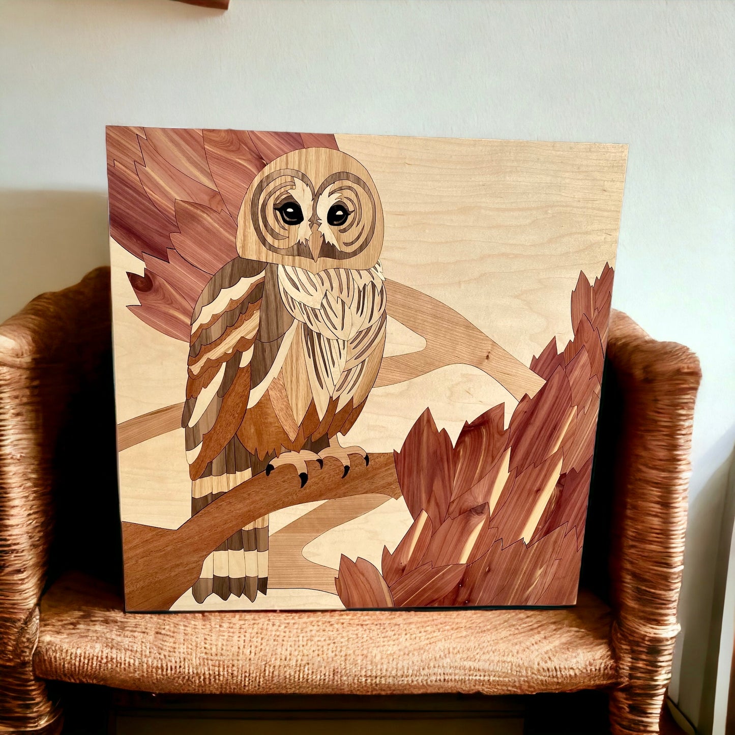 Wisdom - A Wise Owl Perched in a Tree