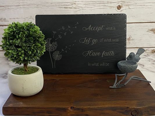 Inspirational Slate Wall Decor