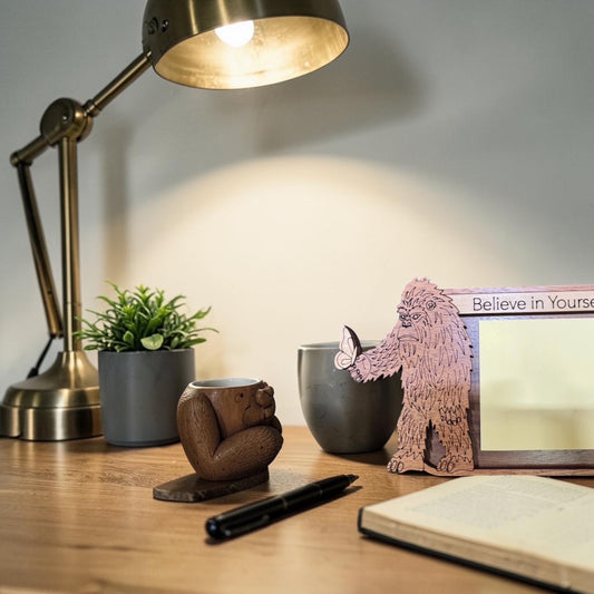 Believe in Yourself – Bigfoot Post-It Note Holder