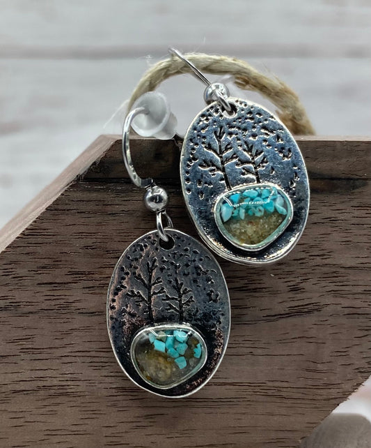 Two Little Trees Earrings