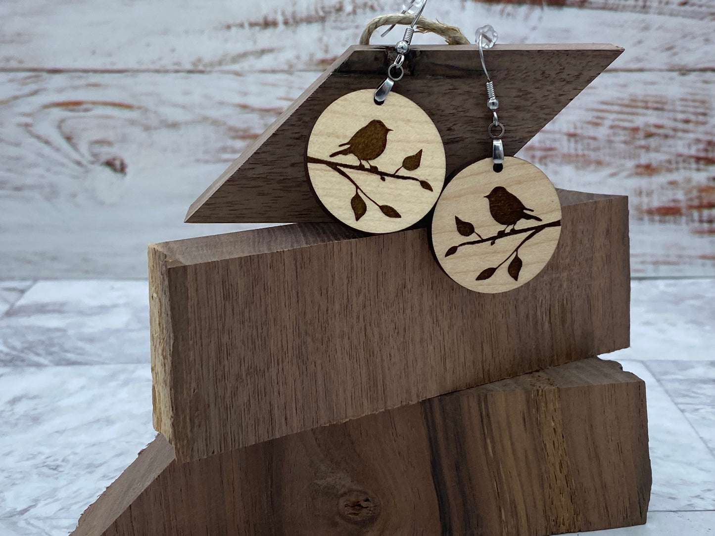 Birdsong drop earrings