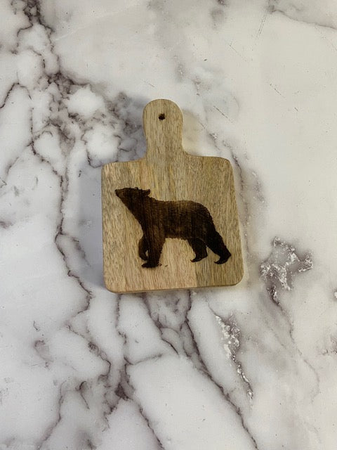 4" x 6" Mango Exploring Bear paddle board