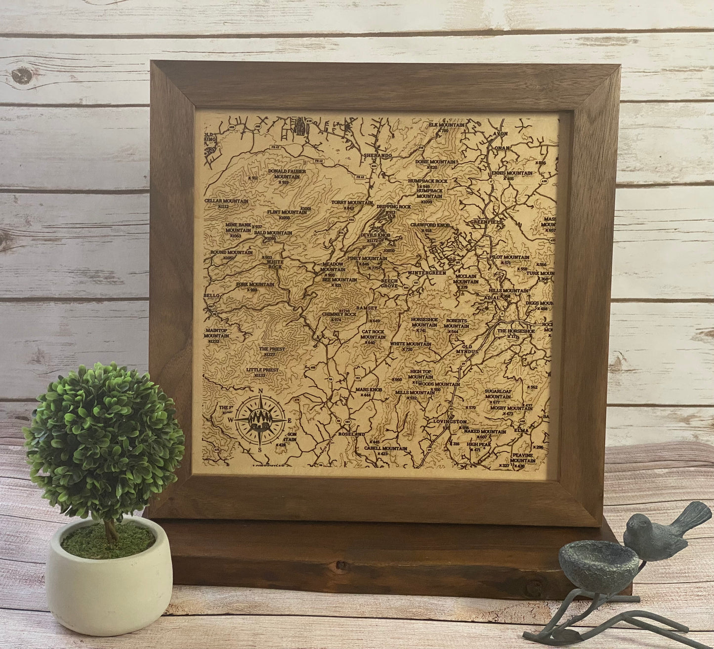 Nelson County Topography Map