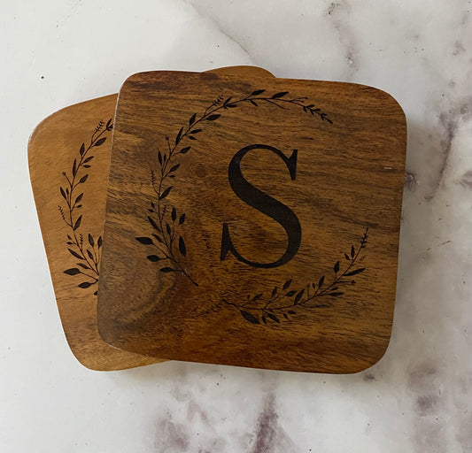 Personalized Monogram Coasters
