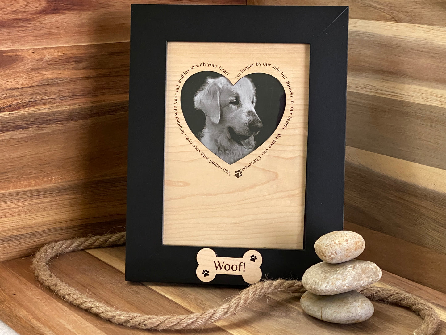 Engraved Pet Remembrance Frame & Mat