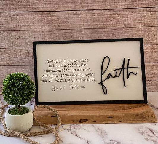 Faith Sign - Religious Home Decor