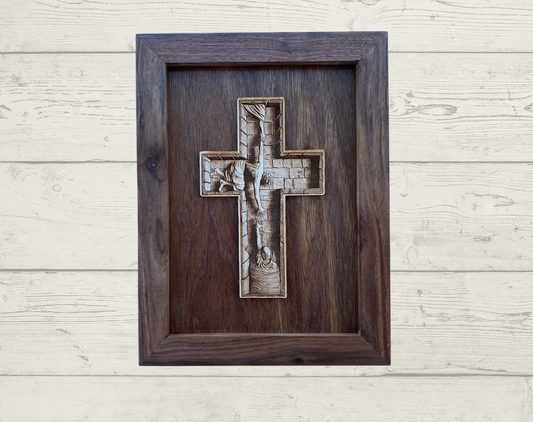 Framed The Helping Hand of Christ - Illusion of 3D