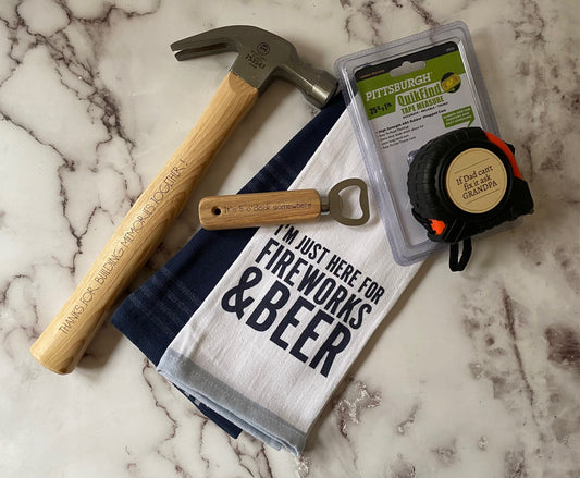 Father's Day Dad or Grandpa the Builder and Fixer Gift Set