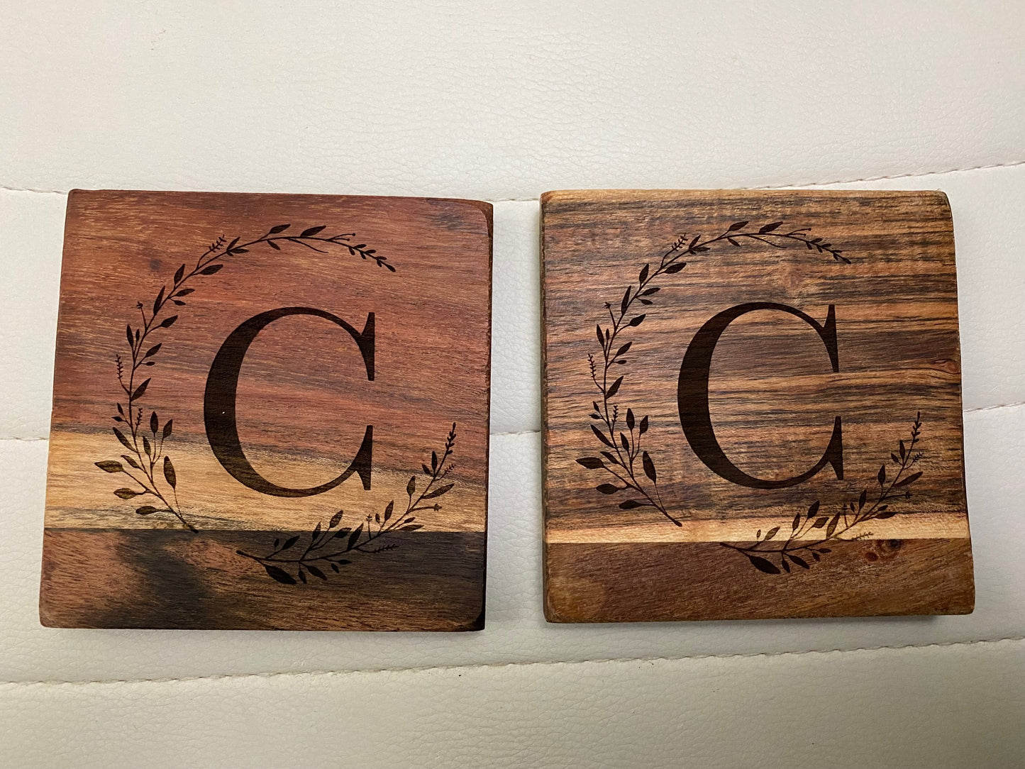 Personalized Monogram Coasters