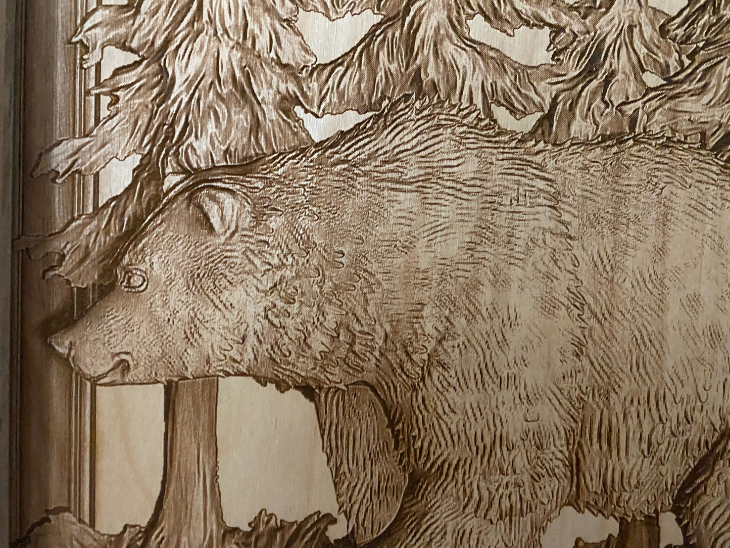 "The Rambler Bear" - Illusion of 3-D Art