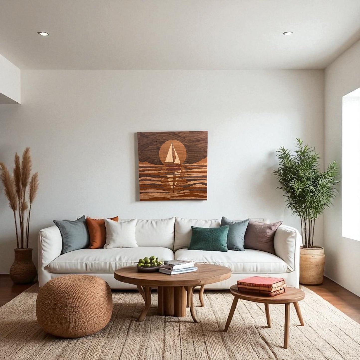 Reflections – Handcrafted Wood Inlay Wall Art