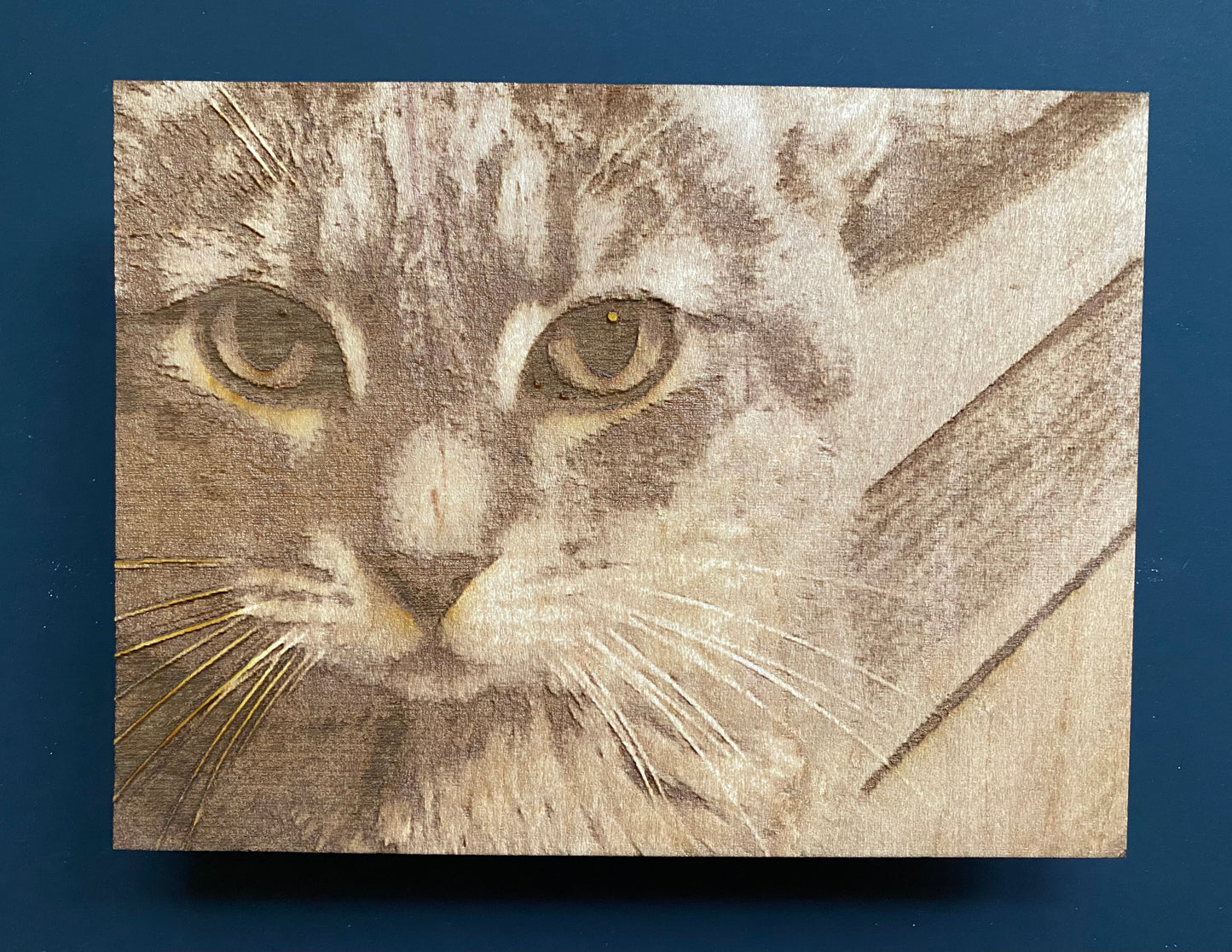 Pet Portraits Engraved on Wood