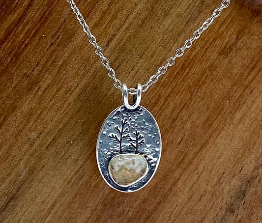 Two Little Trees Necklace