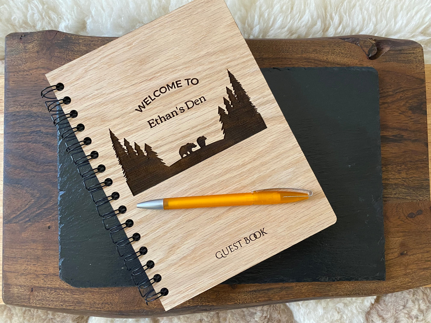 Personalized, Branded Guest Book for Airbnbs, VRBOs, Short-term rentals, Events