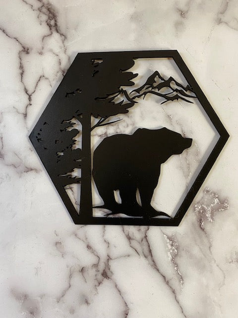 Surveying Bear Wall Art