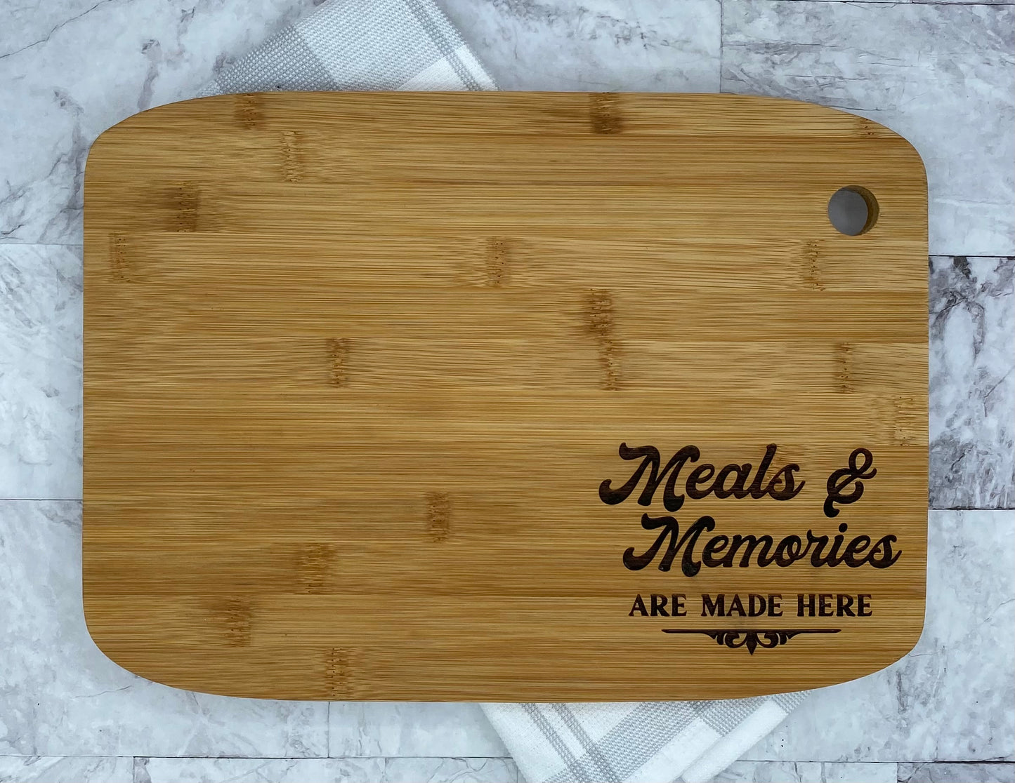 Engraved 3 Piece Bundle of Bamboo Cutting Boards